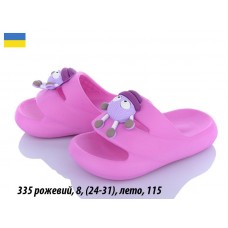 Дитячі шлекі розмір в упаквці 8 шт 1 колір 24-31р.опт