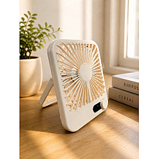 Вентилятор настільний USB Table Fan з цифровим дисплеєм (плавне регулювання)