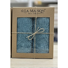 Подарунковий набір рушників LA MAISON VIP Cotton (2 шт: 50х90, 70х140 см): 100% бавовна