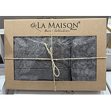 Подарунковий набір рушників LA MAISON VIP Cotton (2 шт: 50х90, 70х140 см): 100% бавовна