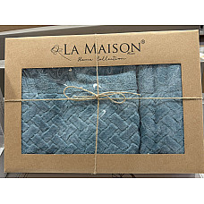 Подарунковий набір рушників LA MAISON VIP Cotton (2 шт: 50х90, 70х140 см): 100% бавовна