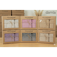 Подарунковий набір рушників LA MAISON VIP Cotton (2 шт: 50х90, 70х140 см): 100% бавовна