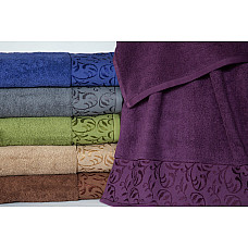 Набір махрових рушників Hanibaba VIP Cotton 50х90 см (6 шт): 100% бавовна, турецька якість