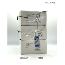 Окуляри EGEBAR T5803 — компактна металева модель, розмір 53□18-138. Доступні з діоптріями, можна з хамелеон-лінзами. Мінімалістичний дизайн, опт від 1 шт.+4