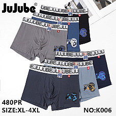 Труси чоловічі боксери JuJube «Skate / Roll Soul» (код K006) розміри XL-4XL (батал / 480PR)
