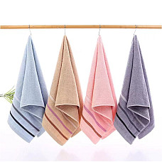 Набір махрових рушників для обличчя 8 шт., 50х100 см, бавовна, колір мікс, висока щільність, м'яка текстура, опт