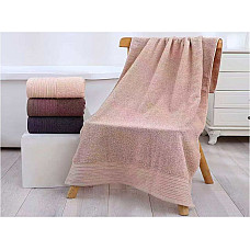 Набір махрових рушників для обличчя 6 шт., 50х100 см, бавовна, колір мікс, висока щільність, м'яка текстура, опт