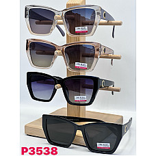 Сонцезахисні окуляри Van Regel P3538, поляризовані лінзи, форма "котяче око", захист UV400, швидка доставка по Україні, опт