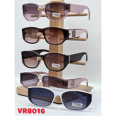 Сонцезахисні окуляри Van Regel VR8016, прямокутна оправа, захист UV400, стильний дизайн, унісекс, колір мікс, опт