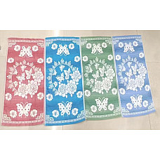 Набір лляних серветок 20 шт., 25х50 см, натуральна тканина, колір мікс, еко-стиль, для сервірування та побуту, опт