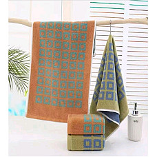 ОПТ! Набір махрових рушників 35х75 см (10 шт/пачка) — 100% бавовна