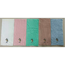 Рушники Koloco мікрофібра розмір 25×50 см. М'які, приємні на дотик, з вишивкою. Підходять для обличчя, рук, кухні.