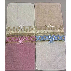 Набір махрових серветок 20 шт., 30х30 см, бавовна, колір мікс, висока поглинальна здатність, для кухні та побуту, опт