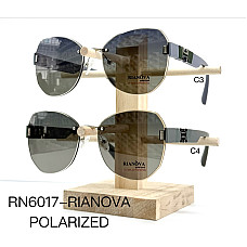 Опт Жіночі безоправні сонцезахисні окуляри RIANOVA Polarized RN6017 (Кольори C3, C4) на opt7km.net.ua —