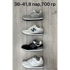 Жіночі кросівки. Розмір 36–41. Стильні базові кольори, зручна колодка та легка підошва. Упаковка: 8 пар.