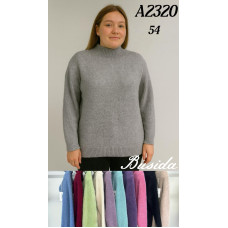 Жіночий светр Busida A2320. Розмір 54. Фабричний Китай, м’який кашемір високої якості. Пачка 10 шт, різні кольори.