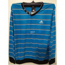 Чоловіча батальна кофтина в смужку. Розміри: 6XL–8XL. Якісна тканина, довгий рукав, зручний крій. Упаковка: 5 шт., різні кольори.