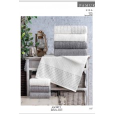 Рушник махровий турецький Altınbaşak 90-150 4шт cotton Склад: 100% бавовна Щільність: 450 г/м2