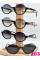 Жіночі сонцезахисні окуляри 203, кругла форма, градієнтна лінза, мікс 5 шт.
