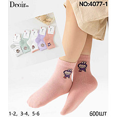 Дитячі високі демісезонні шкарпетки Deoiros з малюнком, код 3085-1, розміри 5-6 років