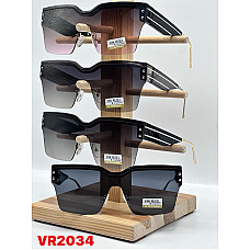 Окуляри сонцезахисні VR2034, жіночі, монолінза, Van Regel style, градієнт, опт