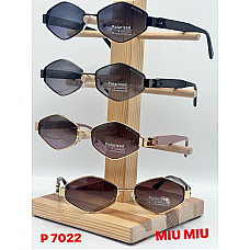Окуляри сонцезахисні P7021, восьмикутні, Miu Miu style, поляризовані, UV400, опт