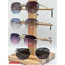 Окуляри сонцезахисні M5847, жіночі, безоправні, восьмикутні, M&C style, градієнт, опт