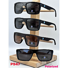 Окуляри сонцезахисні P947, чоловічі, прямокутні, BMW style, поляризовані, UV400, опт
