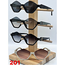 Окуляри сонцезахисні 201, жіночі, геометричні (ромбоподібні), Loewe style, градієнт, широка оправа, опт