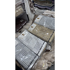 Рушники кухонні вафельні, набір 12 шт., розмір 40x60 см, натуральна бавовна, мікс кольорів, опт