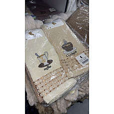 Рушники кухонні вафельні, набір 12 шт., розмір 40x60 см, натуральна бавовна, мікс кольорів, опт