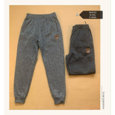 Чоловічі спортивні штани з манжетами, трикотаж на байці. Розміри: M–4XL. Упаковка 6 шт., різні кольори.