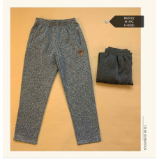 Чоловічі спортивні штани трикотаж на байці без манжет. Розміри: M–4XL. Упаковка 6 шт., різні кольори.