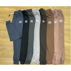 Жіночі спортивні штани з турецького трикотажу. Розміри: 44–52. Упаковка — один колір.