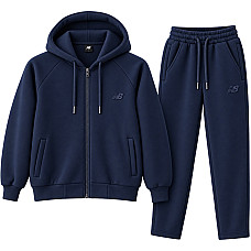Спортивний костюм чоловічий теплий на флісі New Balance батал (розміри 56-64)