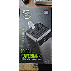 ОПТ! Power Bank Power Way TX80 80000 mAh — Швидка зарядка, LED