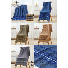 Рушник банний махровий Malloory Home, розмір 70*140 см, набір 8 шт, натуральна бавовна