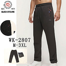 Чоловічі штани трикотажні, комфортний крій, розміри M–3XL, опт