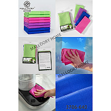 Серветка для скла та дзеркал з мікрофібри (40*40 см), упаковка 4 шт., опт від 5 уп.