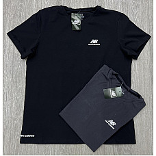 Чоловіча футболка New Balance (Батал), розміри 3XL-7XL, тканина спів (пеньє)