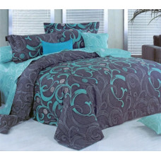 Постіль 1.5-спальна (бязь, Пакистан): простирадло 150×220, підковдра 150×220, 2 наволочки 70×70. Виробник — Україна. Опт від 1 шт.