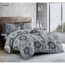 Постіль 1.5-спальна (бязь, Пакистан): простирадло 150×220, підковдра 150×220, 2 наволочки 70×70. Виробник — Україна. Опт від 1 шт.