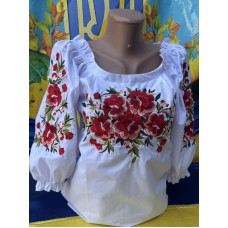 Жіноча сорочка тканина катон 100% Розміри S,M,L,XL,2XL,3XL,4XL.7шт опт