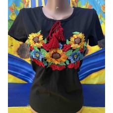 Жіноча футболка тканина люкс. Розміри S, M, L,XL,2Xl,3XL 6шт опт