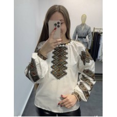 Жіноча блуза тканина льон розміри S,M,L. 3шт опт