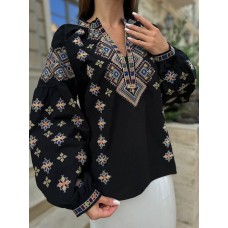 Жіноча блуза тканина льон розміри XL,2XL,3XL 3шт опт