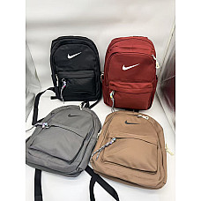 Міський спортивний рюкзак чорний з принтом Nike / Stone Island