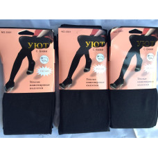 Жіночі Кашемірові Колготки "УЮТ". Розмір ГІГАНТ (56-62/Батал). ТЕПЛІ. Різні кольори. Продаж ОПТОМ (10 шт.). Opt7km.