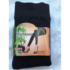 Жіночі Лосини (Легінси) ТЕПЛІ OMCA Bamboo 8800D. На ХУТРІ (Фліс). З двома швами. Розмір Батал (52-54). Продаж ОПТОМ (12 шт.). Opt7km.