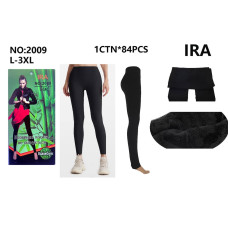 Жіночі Лосини безшовні IRA. На теплому ХУТРІ. Розмір Норма (48-54). ЗИМА. Бабуковий ефект. Продаж ОПТОМ (6 шт.). Opt7km.